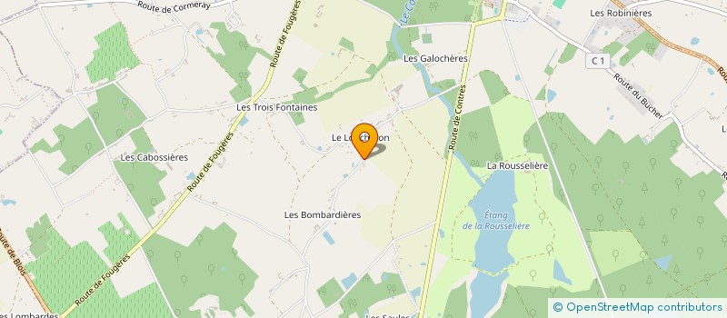 localisation de l'entreprise SCI A.I.P.L  CHEVERNY