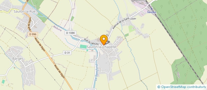 localisation de l'entreprise SCI A.I.S.I.  SAULON-LA-CHAPELLE