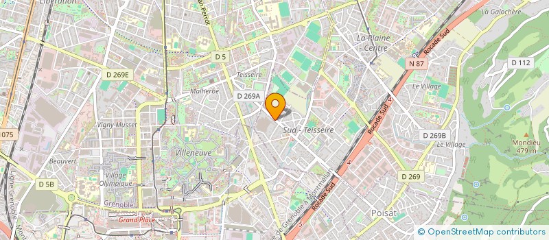 localisation de l'entreprise SCI A.I.T  SAINT-MARTIN-D'HERES