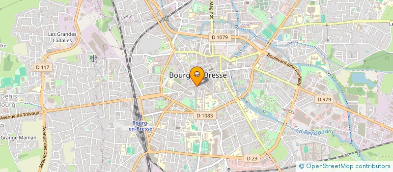 localisation de l'entreprise SCI A.I.Y à BOURG-EN-BRESSE