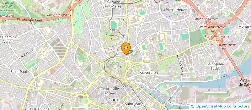 localisation de l'entreprise SCI A INVEST à CAEN