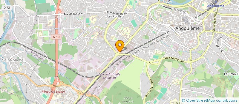 localisation de l'entreprise SCI A J à ANGOULEME