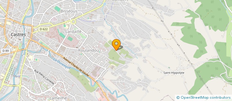 localisation de l'entreprise SCI A&J  CASTRES