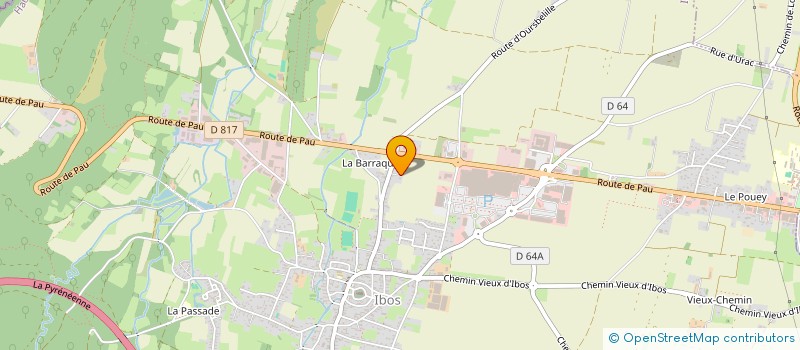 localisation de l'entreprise SCI A.J.A.C  IBOS