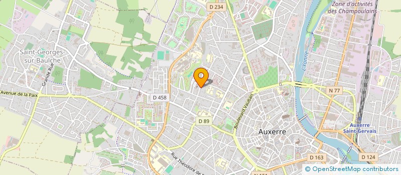 localisation de l'entreprise SCI A.J.C. à AUXERRE