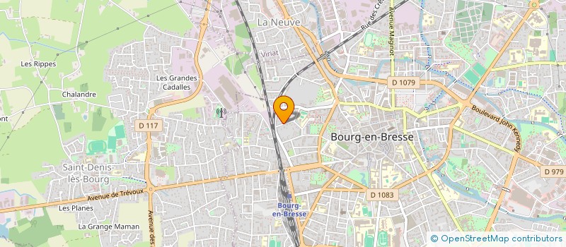 localisation de l'entreprise SCI A J C F à BOURG-EN-BRESSE