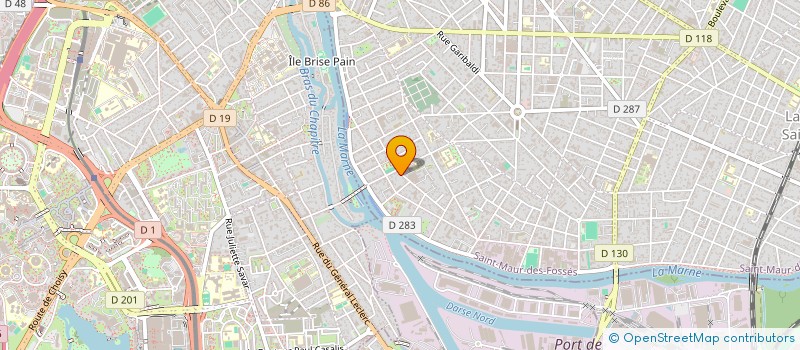 localisation de l'entreprise SCI A.J.F MADERE à SAINT-MAUR-DES-FOSSES