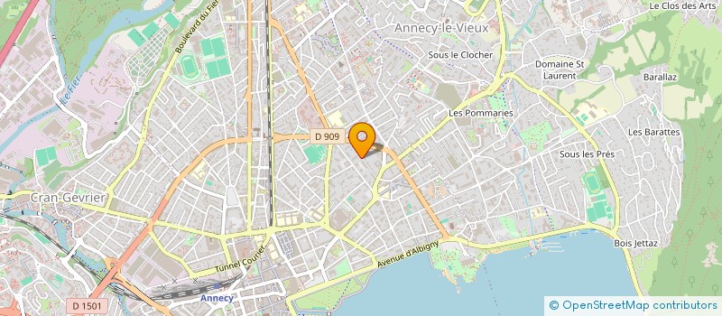 localisation de l'entreprise SCI A.J.L à ANNECY