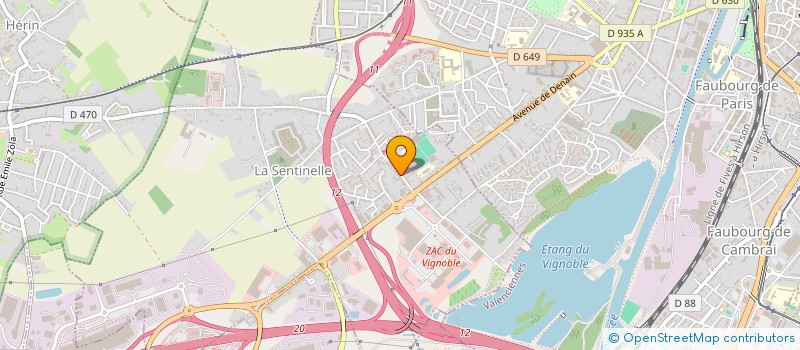 localisation de l'entreprise SCI A.J.L  LA SENTINELLE