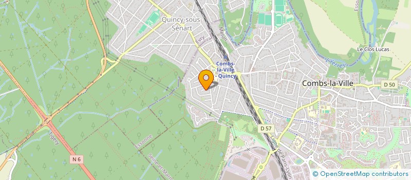 localisation de l'entreprise SCI A J L  COMBS-LA-VILLE