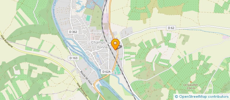 localisation de l'entreprise SCI A.J.L.P.  AUGY