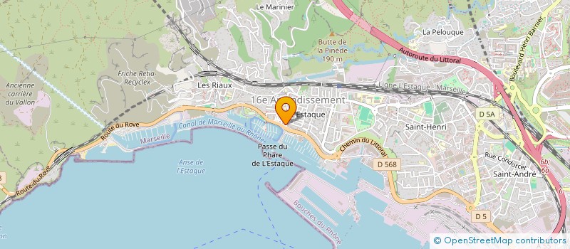 localisation de l'entreprise SCI A.J.M.  ROGNES