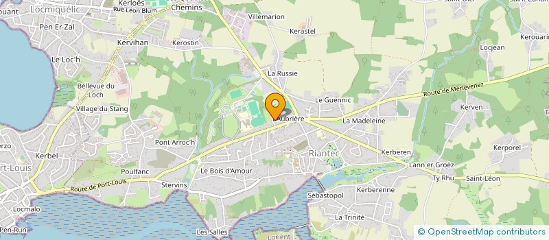 localisation de l'entreprise SCI A-J-M  RIANTEC