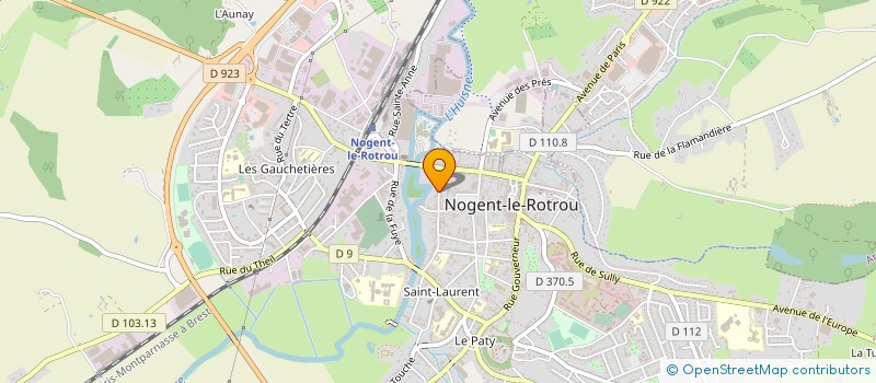 localisation de l'entreprise SCI A.J.P. à NOGENT-LE-ROTROU