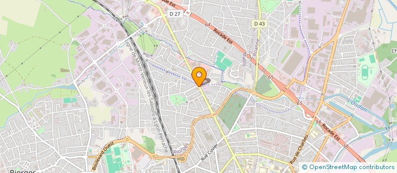 localisation de l'entreprise SCI A.J PHARMA à RIORGES