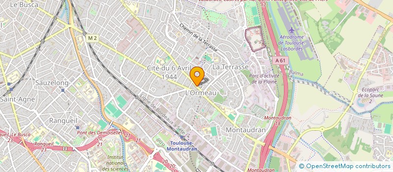 localisation de l'entreprise SCI A.J.R. à TOULOUSE