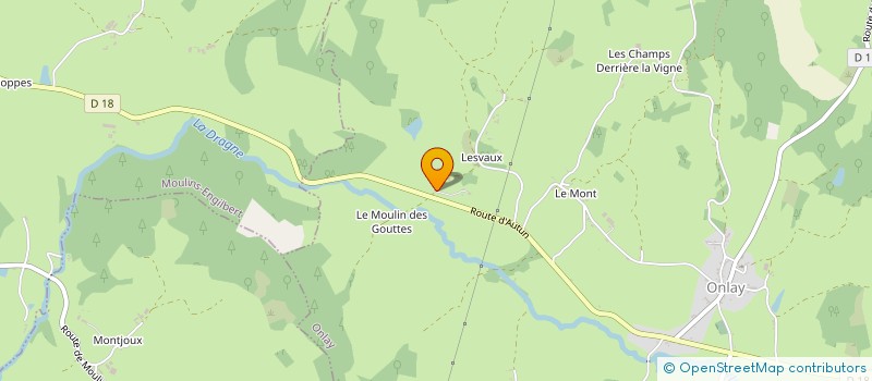 localisation de l'entreprise SCI A.J.S  ONLAY