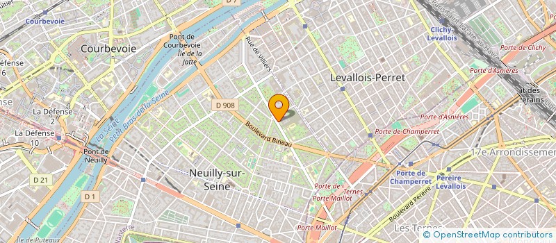 localisation de l'entreprise SCI A.J.S. à NEUILLY-SUR-SEINE