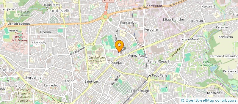 localisation de l'entreprise SCI A.K.  BREST