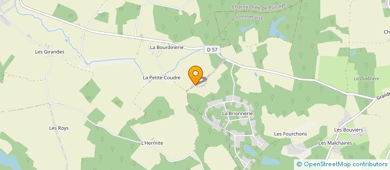 localisation de l'entreprise SCI A.K.A.P. à CHARNY OREE DE PUISAYE