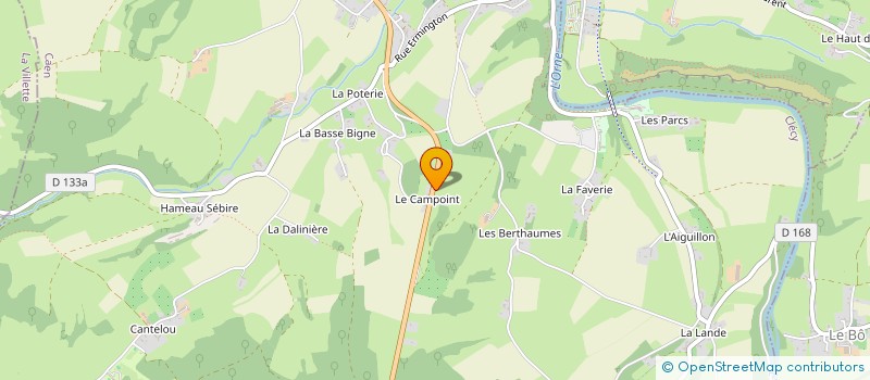 localisation de l'entreprise SCI A.K.D.M.  CLECY