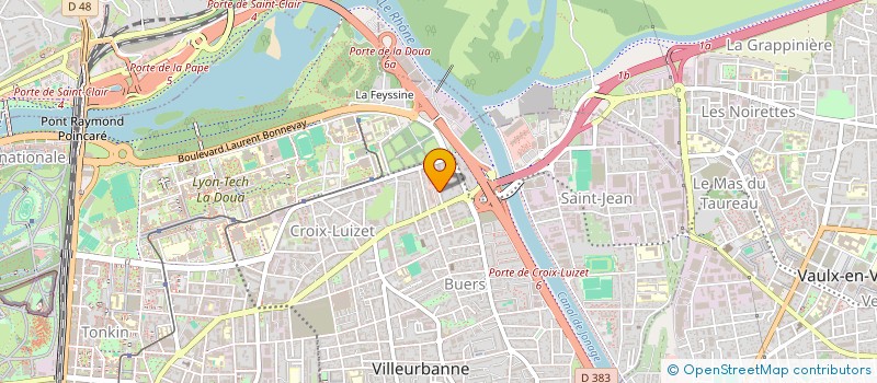 localisation de l'entreprise SCI A&K INVEST  VILLEURBANNE