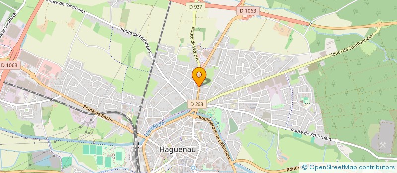 localisation de l'entreprise SCI A.KISTER  HAGUENAU