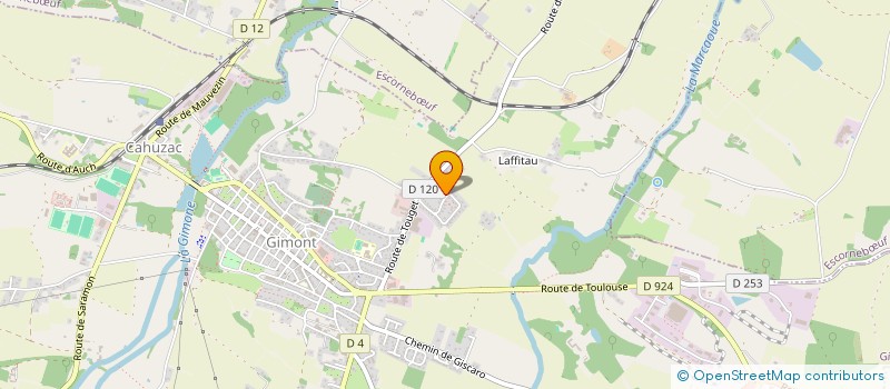 localisation de l'entreprise SCI A.L  GIMONT