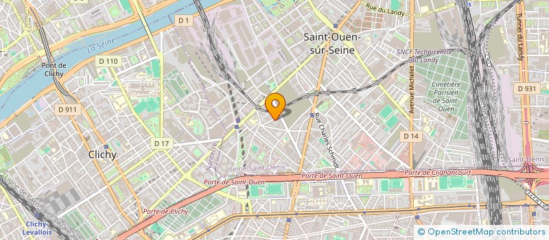 localisation de l'entreprise SCI A L'AIR à SAINT-OUEN-SUR-SEINE