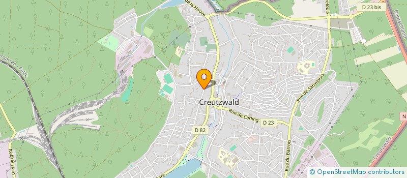 localisation de l'entreprise SCI A L ANCIENNE VERRERIE  CREUTZWALD