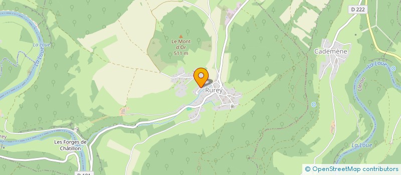 localisation de l'entreprise SCI A L'ATELIER  RUREY