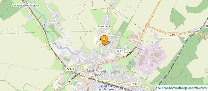 localisation de l'entreprise SCI A.L.B.V  ST-POL-SUR-TERNOISE