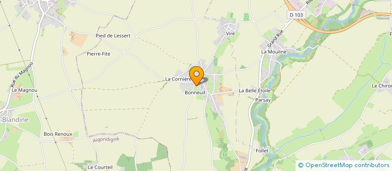 localisation de l'entreprise SCI A & L CONSTRUCTIONS à CELLES-SUR-BELLE