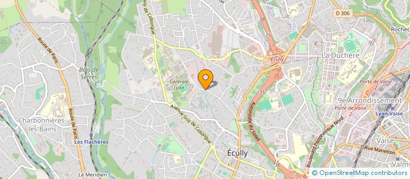 localisation de l'entreprise SCI A.L.E.O  ECULLY