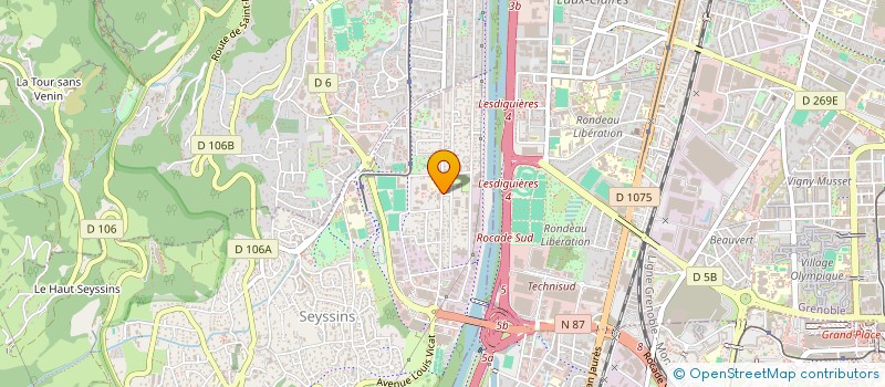 localisation de l'entreprise SCI A L'ECOUTE à SEYSSINS