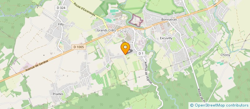 localisation de l'entreprise SCI A L'EST DE LA DRANSE  SCIEZ