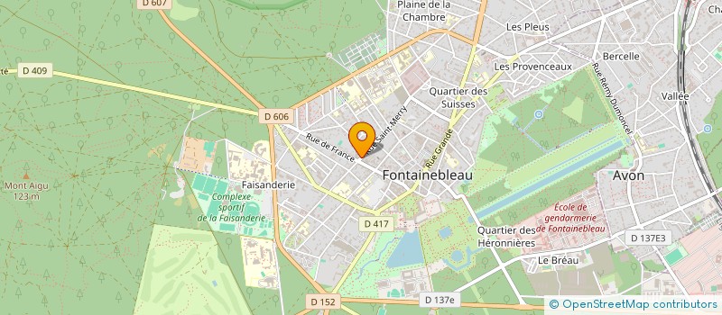 localisation de l'entreprise SCI A.L.G.  FONTAINEBLEAU