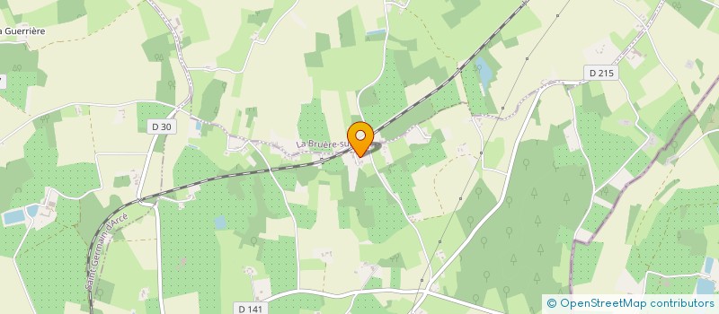 localisation de l'entreprise SCI A.L.G  LA BRUERE SUR LOIR