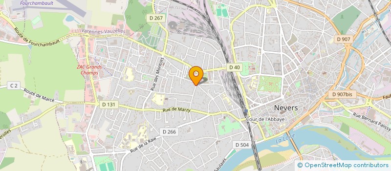localisation de l'entreprise SCI A.L.G INVESTISSEMENTS à NEVERS