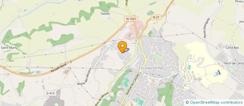 localisation de l'entreprise SCI A.L.M  FOULAYRONNES