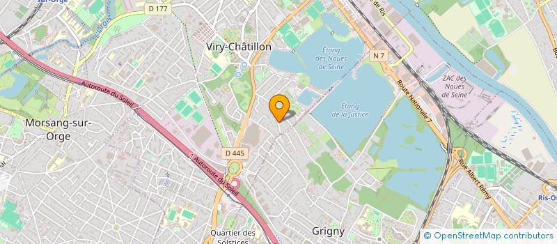 localisation de l'entreprise SCI A.L.M.A à VIRY-CHATILLON