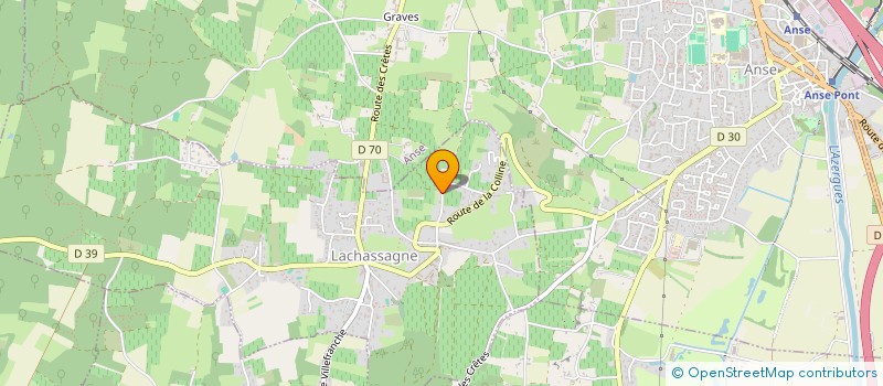 localisation de l'entreprise SCI A.L.M.A.  LACHASSAGNE