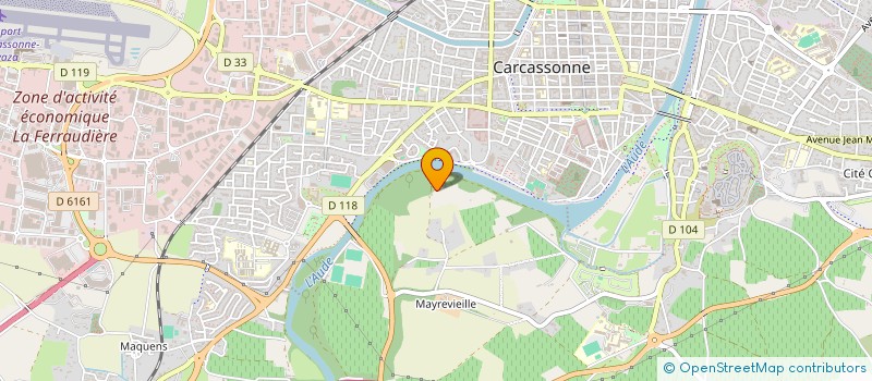 localisation de l'entreprise SCI A L'OMBRE DU TILLEUL à CARCASSONNE