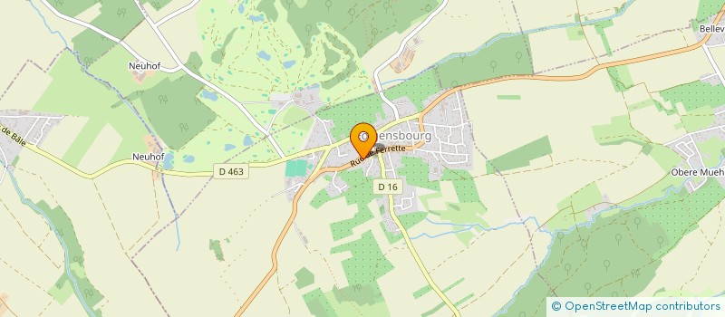 localisation de l'entreprise SCI A L'OMBRE DU TILLEUL  HAGENTHAL-LE-HAUT