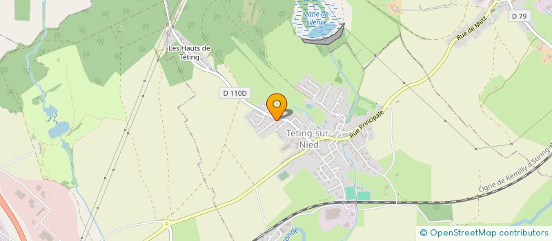 localisation de l'entreprise SCI A L'OREE DE LA PINEDE  TETING-SUR-NIED