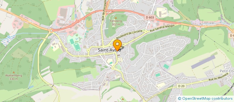 localisation de l'entreprise SCI A L OREE DU BISCHWALD à SAINT-AVOLD