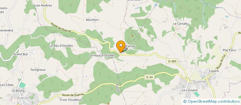 localisation de l'entreprise SCI A L'OREE DU BOIS  DUERNE