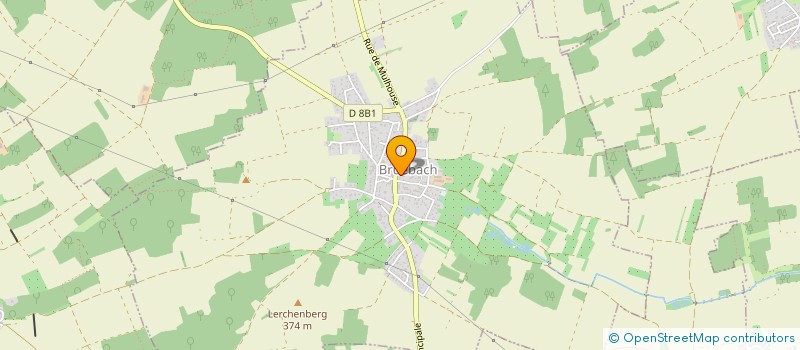 localisation de l'entreprise SCI A L'OREE DU BOIS  BRUEBACH