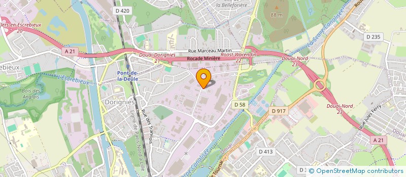 localisation de l'entreprise SCI A.L.S. à DOUAI