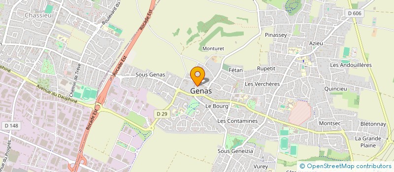 localisation de l'entreprise SCI A.L.S.  GENAS